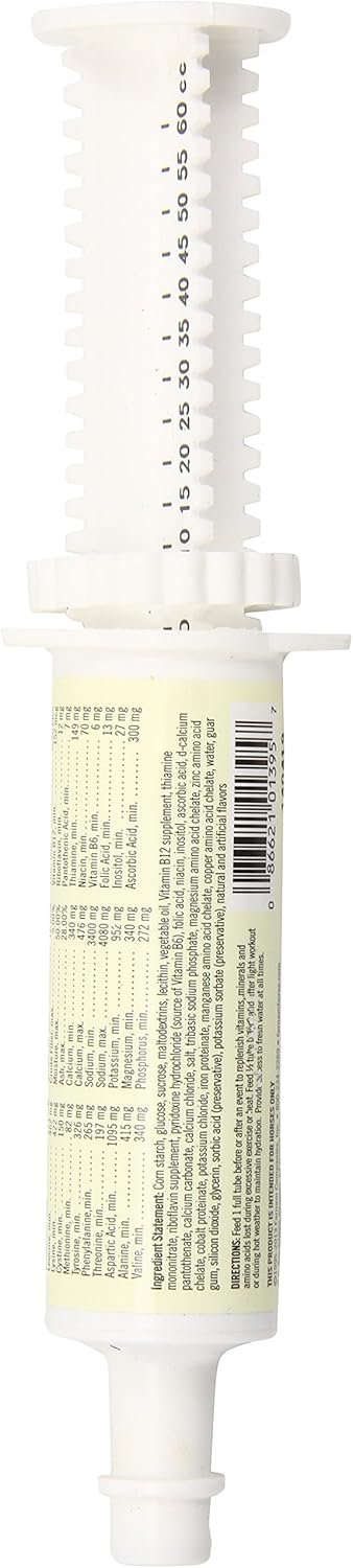 Farnam OTC Jug Electrolyte Supplement for Horses, 60 cc Bottle