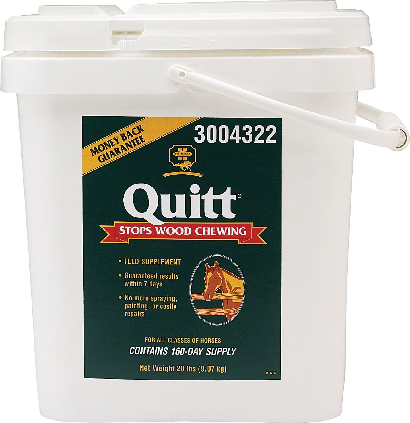 Farnam Quitt Horse Wood Chewing Supplement - 20 lb. Jar
