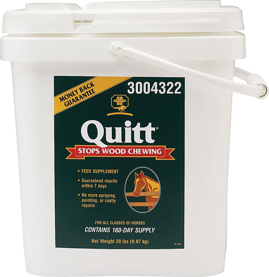 Farnam Quitt Horse Wood Chewing Supplement - 20 lb. Jar