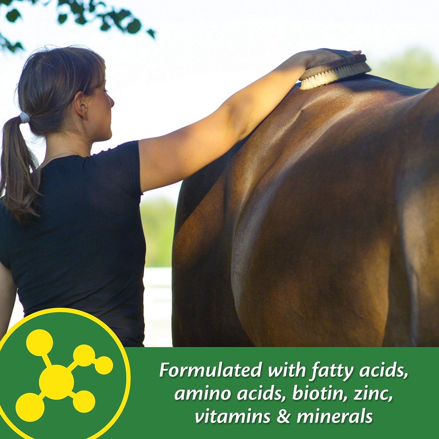 Farnam Super 14 Horse Supplement Promotes Healthy Skin & Shiny Coat - 2.75 lb, 44 Day Supply