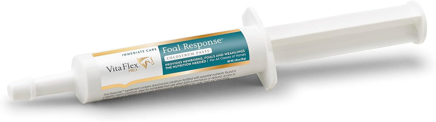 Farnam Vita Flex Pro Foal Supplement and Immediate Care Colostrum Paste 1.05 oz - Boosts Newborn Horse Health