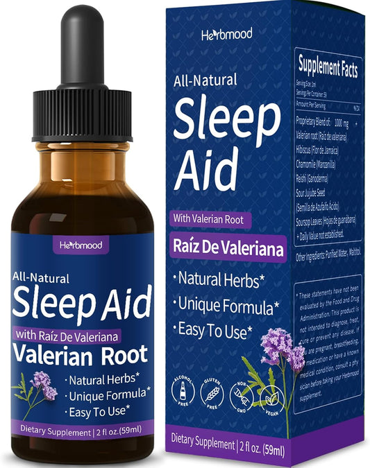 Fast-Absorbing Herbmood Valerian Root Herbal Supplement for Focus and Wellness