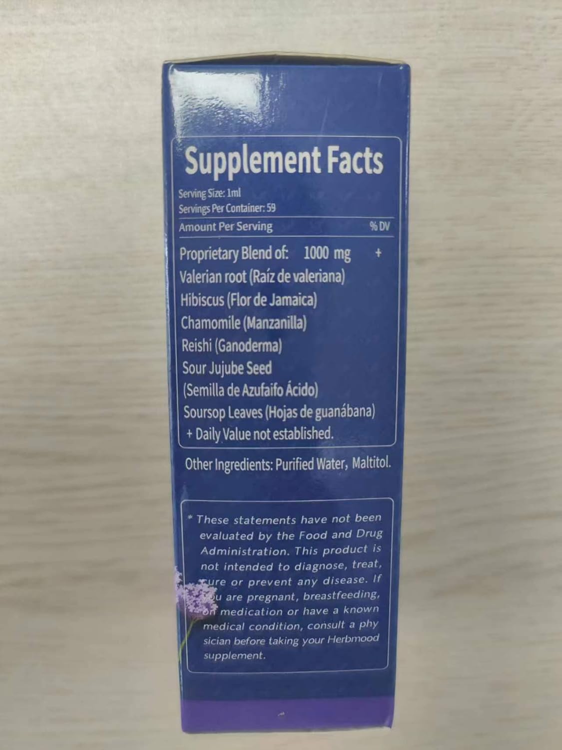 Fast-Absorbing Herbmood Valerian Root Herbal Supplement for Focus and Wellness