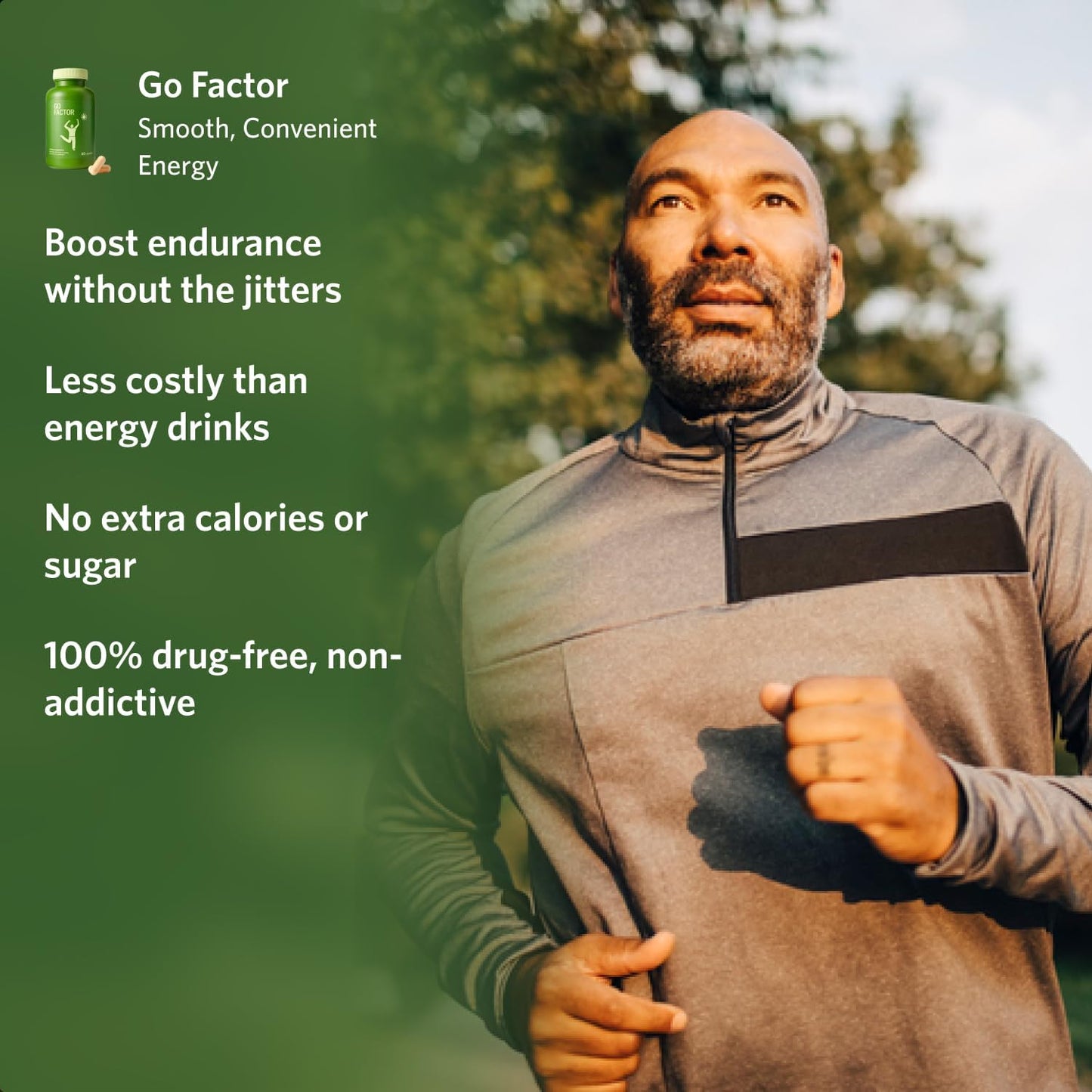 Fast-Acting Energy Supplement with Vitamin B Complex & Taurine for Alertness and Recovery - 60 Capsules