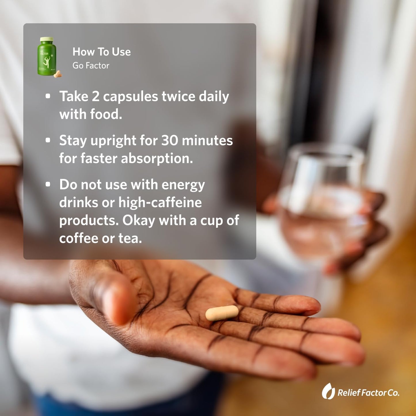 Fast-Acting Energy Supplement with Vitamin B Complex & Taurine for Alertness and Recovery - 60 Capsules