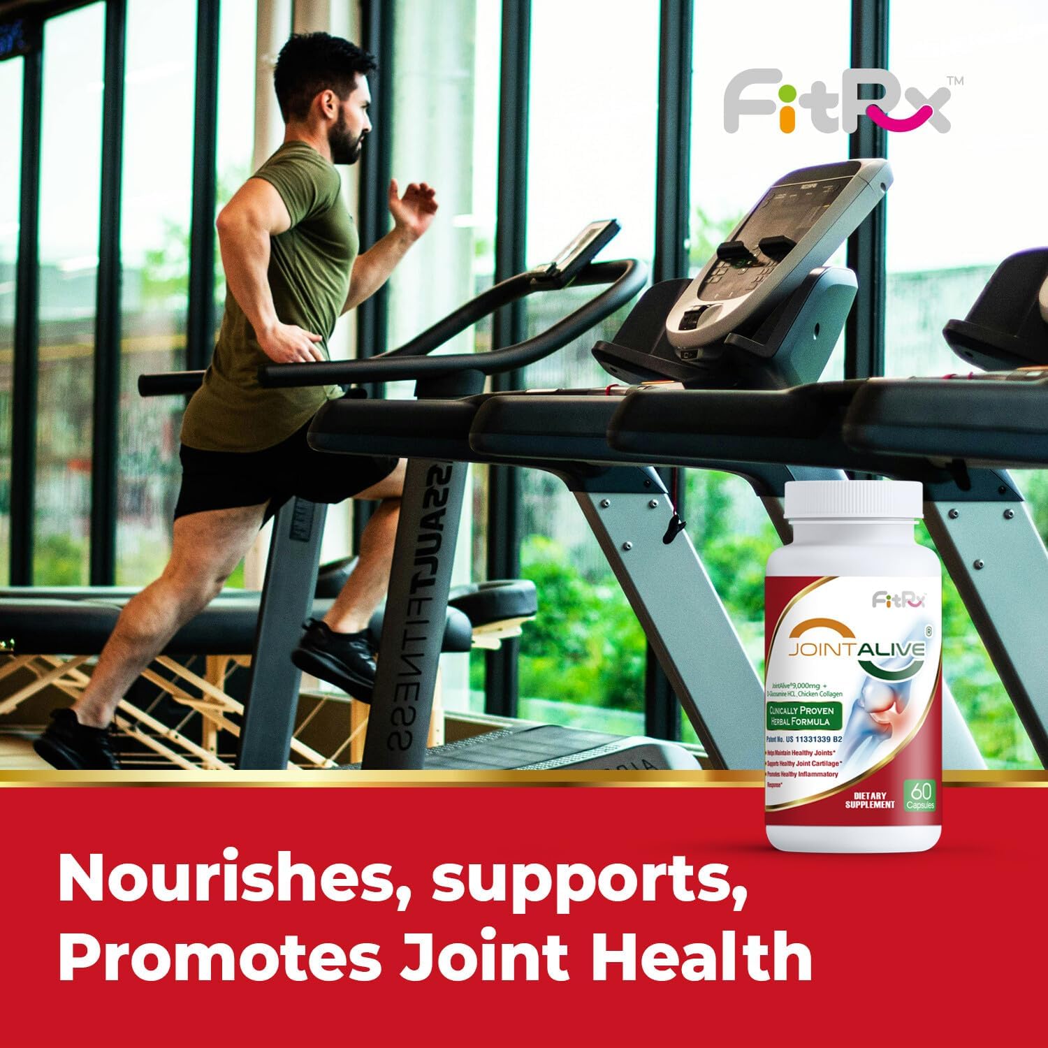 Fast-Acting JointAlive Joint Support Supplements for Women & Men - 30 Servings - Relief Discomfort, Cartilage Repair, Anti Inflammatory - Improve Flexibility in 7 Days