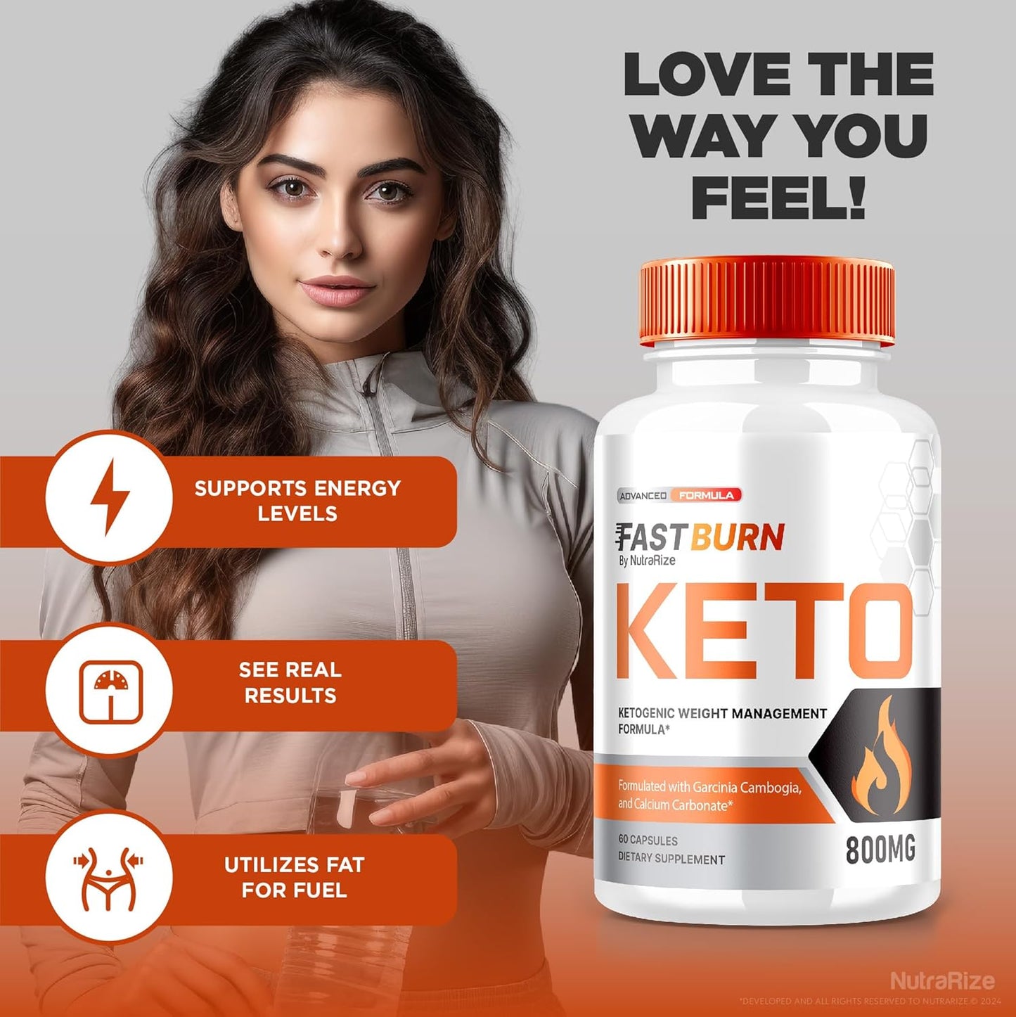 Fast Burn Keto Capsules - 2 Pack for Advance Weight Loss Support - Maximum Support Formula with All Natural Ingredients - 120 Capsules