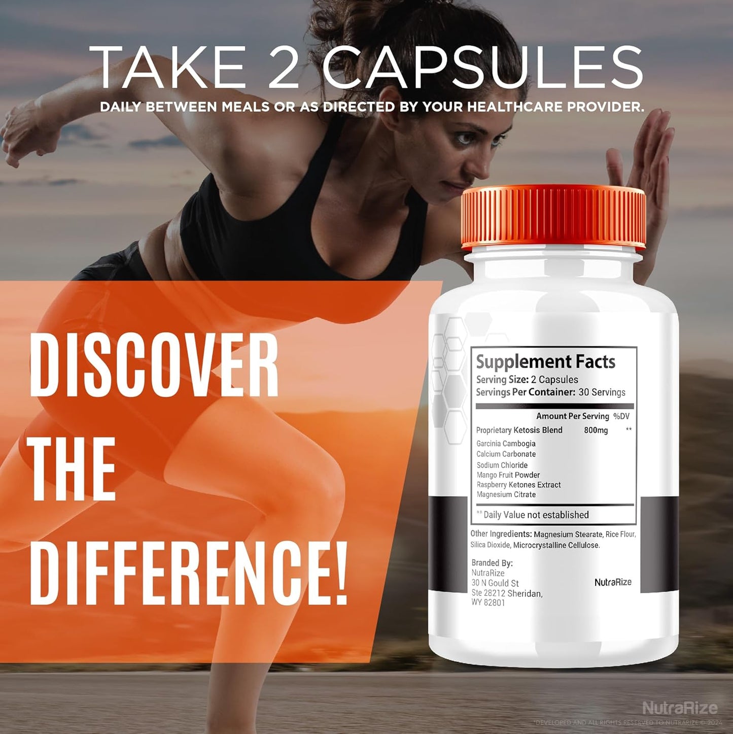 Fast Burn Keto Capsules - 2 Pack for Advance Weight Loss Support - Maximum Support Formula with All Natural Ingredients - 120 Capsules