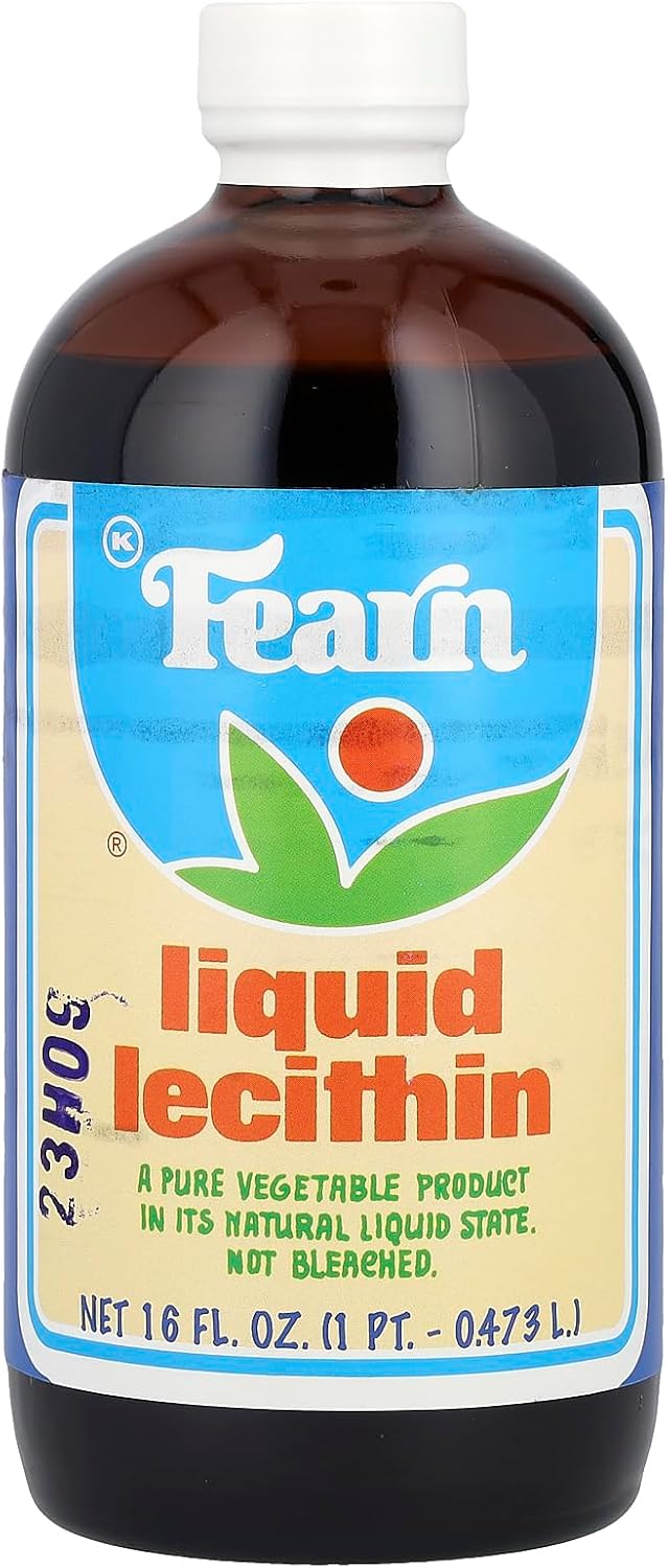 Fearn Liquid Lecithin - 16 Fl Oz - Pure Soya Food Supplement