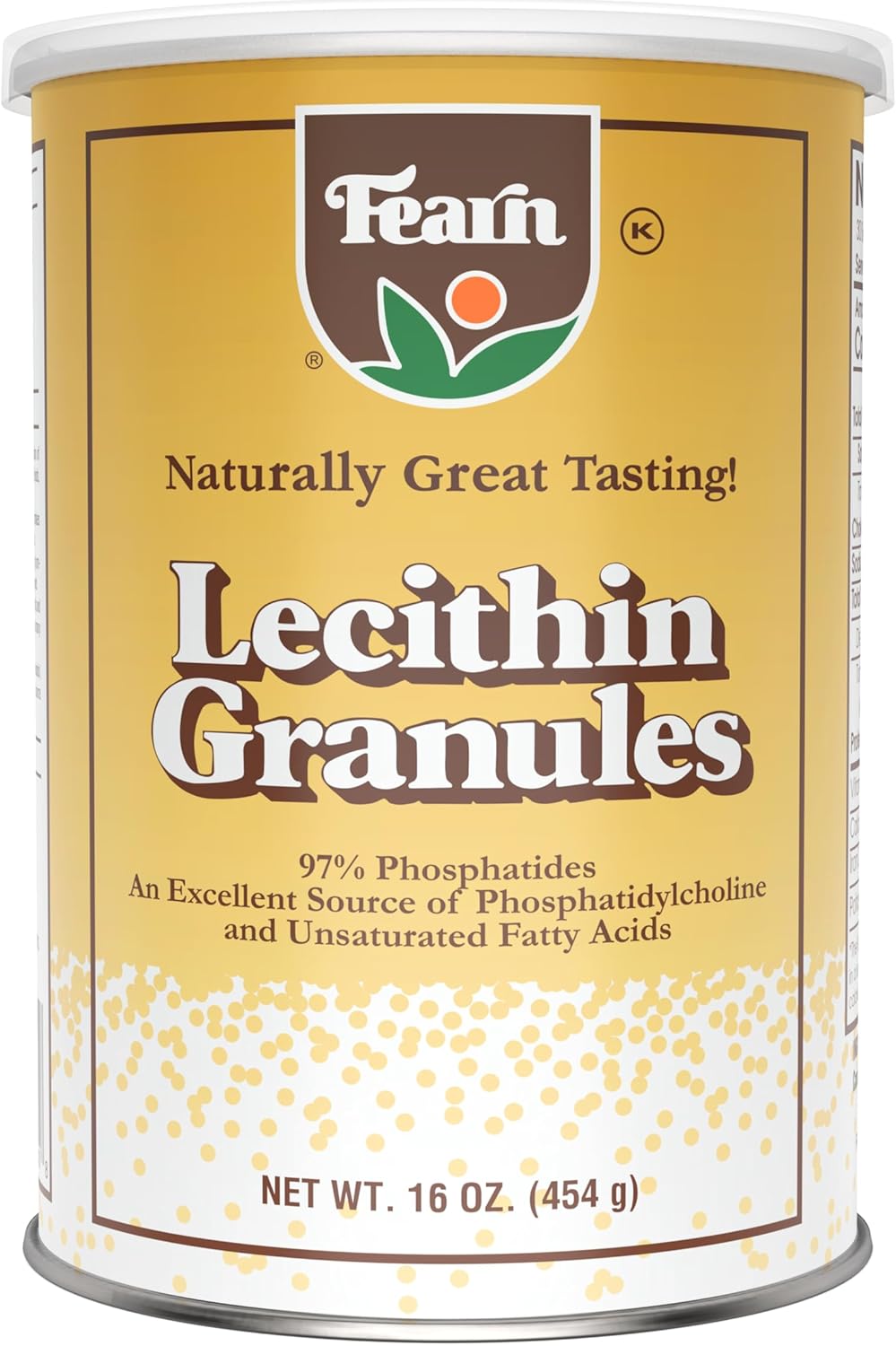 Fearn Natural Foods Soy Lecithin Granules - 16 Oz, Fat Emulsifier for Baked Goods & DIY Treats, Packed with Essential Nutrients