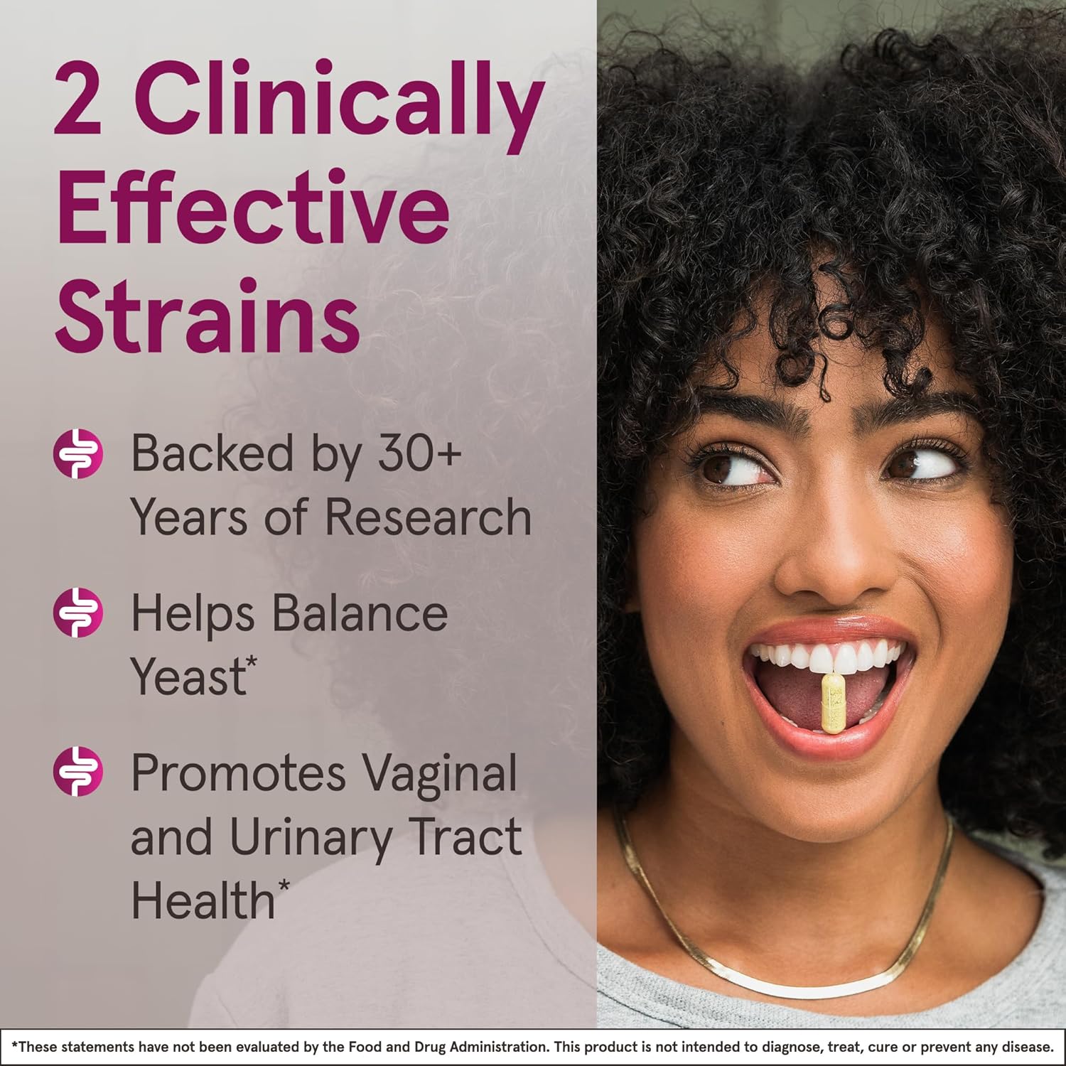 Fem-Dophilus Probiotic Capsules for Vaginal and Urinary Tract Health, 60 Veggie Capsules