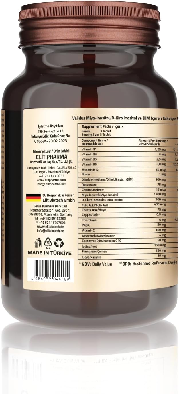 Female Hormone Balance Support Supplement - 120 Tablets