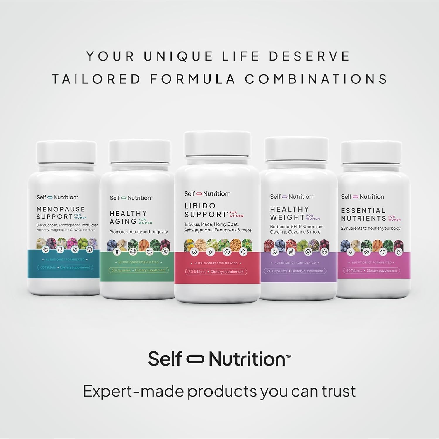 Female Libido Support Supplement with Horny Goat Weed, Maca, Tribulus - Boost Sensitivity, Desire, and Energy - 60 Capsules for Women - Made in USA