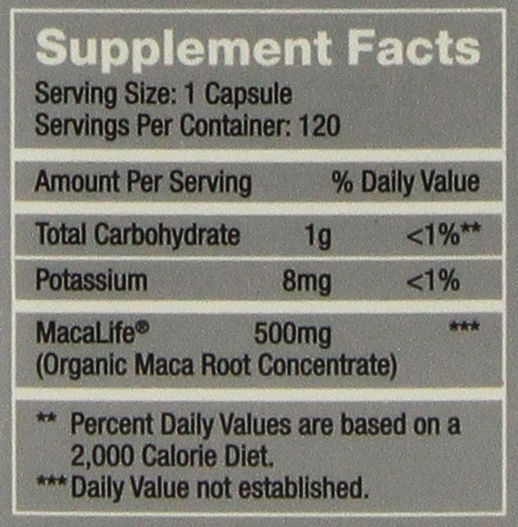 Femmenessence MacaLife: Natural Hormone Balance Supplements for Perimenopause - 120 Capsules, 60-Day Supply
