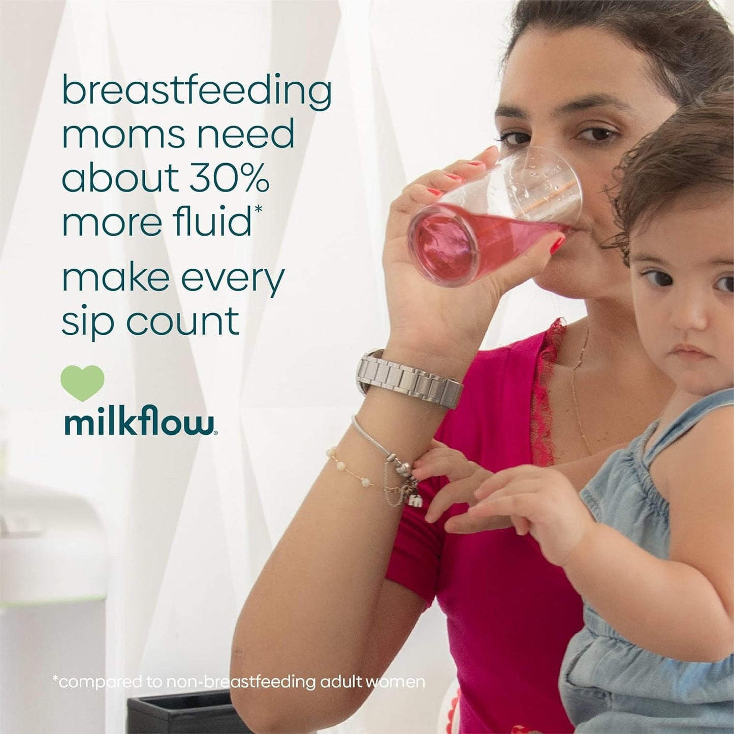 Fenugreek-Free Electrolyte Breastfeeding Drink Mix with Moringa & Blueberry Acai Flavor for Lactation Support - 16 Mixes