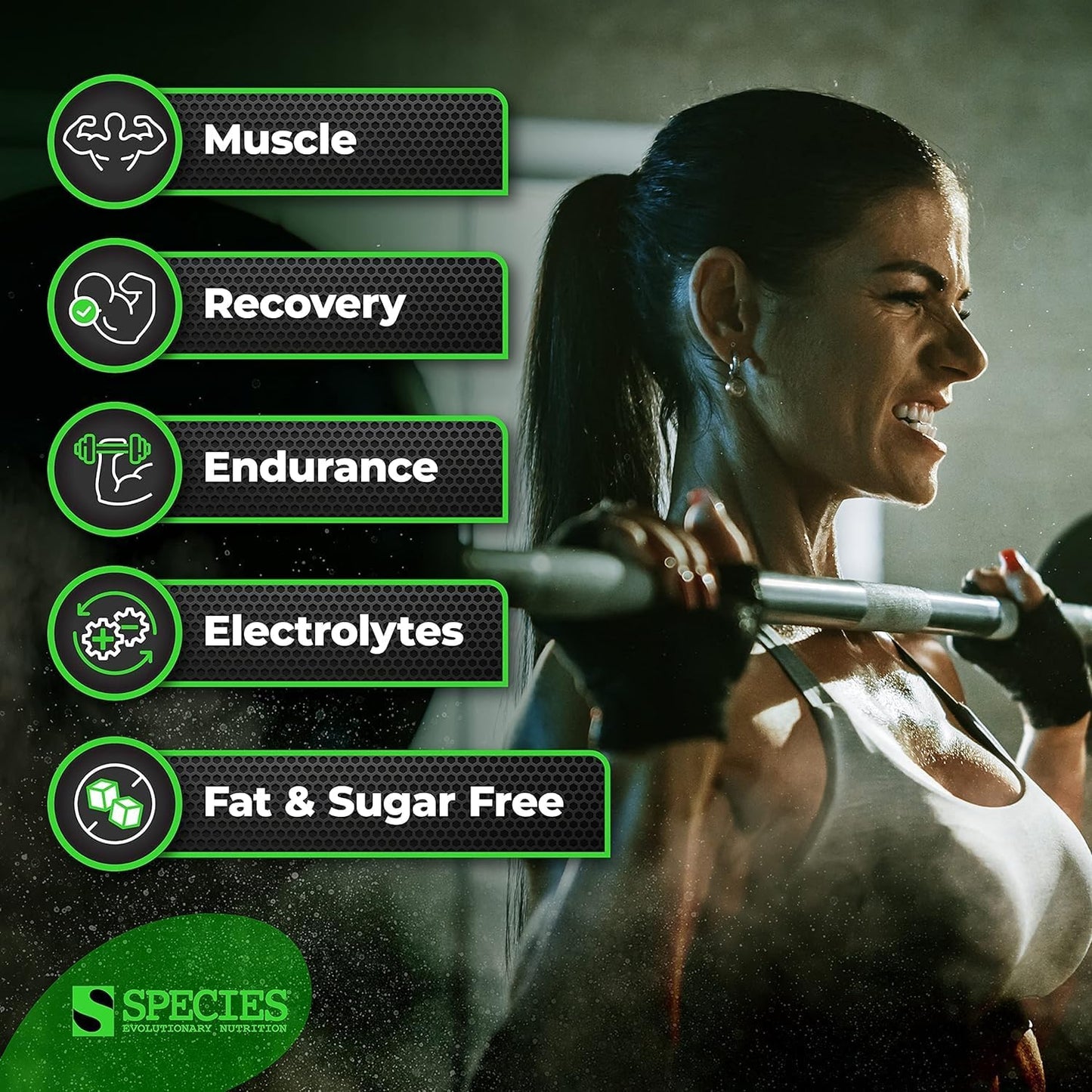Fermented BCAA & EAA Powder for Muscle Recovery & Endurance - Pre & Post Workout Supplement (Strawberry Watermelon, 30 Servings)