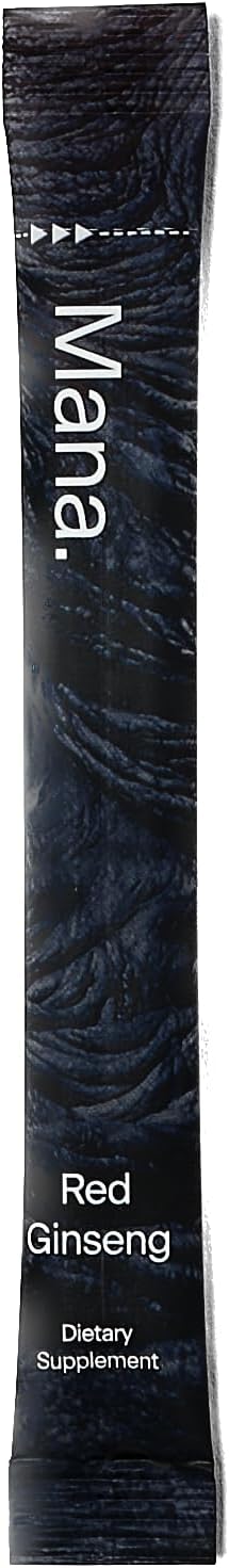 Fermented Korean Red Ginseng Synbiotic Powder Supplement for Energy, Stress Relief, Mood Support - 10 Count - Men and Women