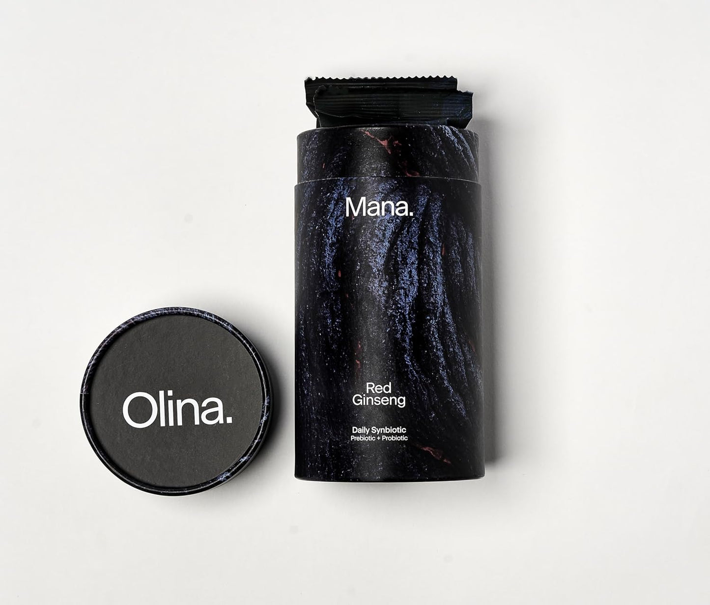 Fermented Korean Red Ginseng Synbiotic Powder Supplement for Energy, Stress Relief, Mood Support - 10 Count - Men and Women