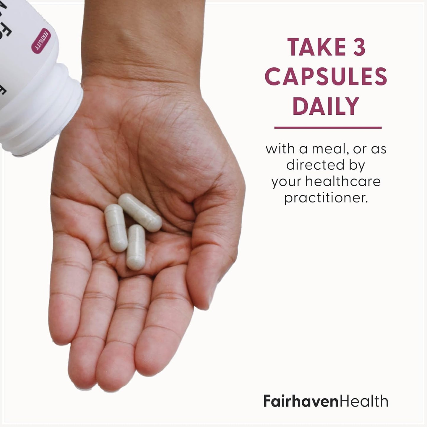 FertilAid for Women: Natural Fertility Supplement with Vitex & Prenatal Multivitamin