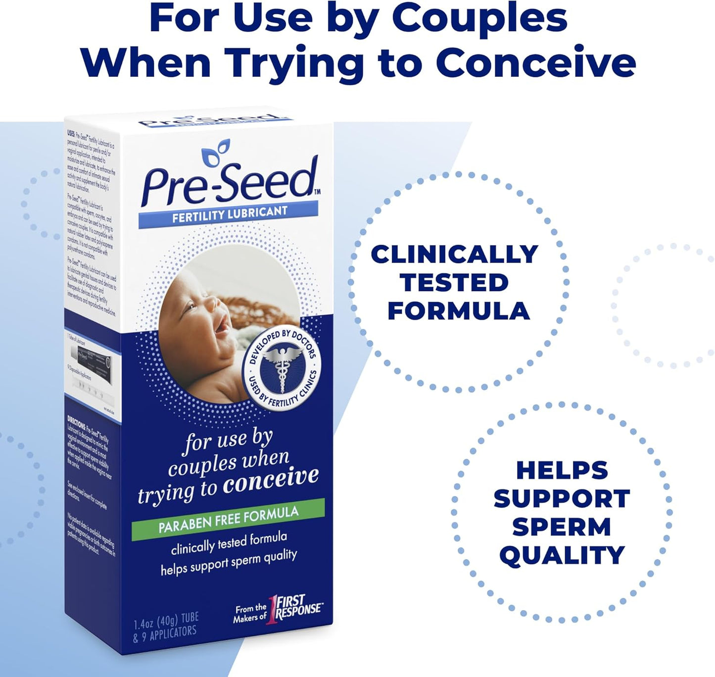 Fertility Lubricant & Prenatal Gummy Vitamins Bundle for Pregnancy Support