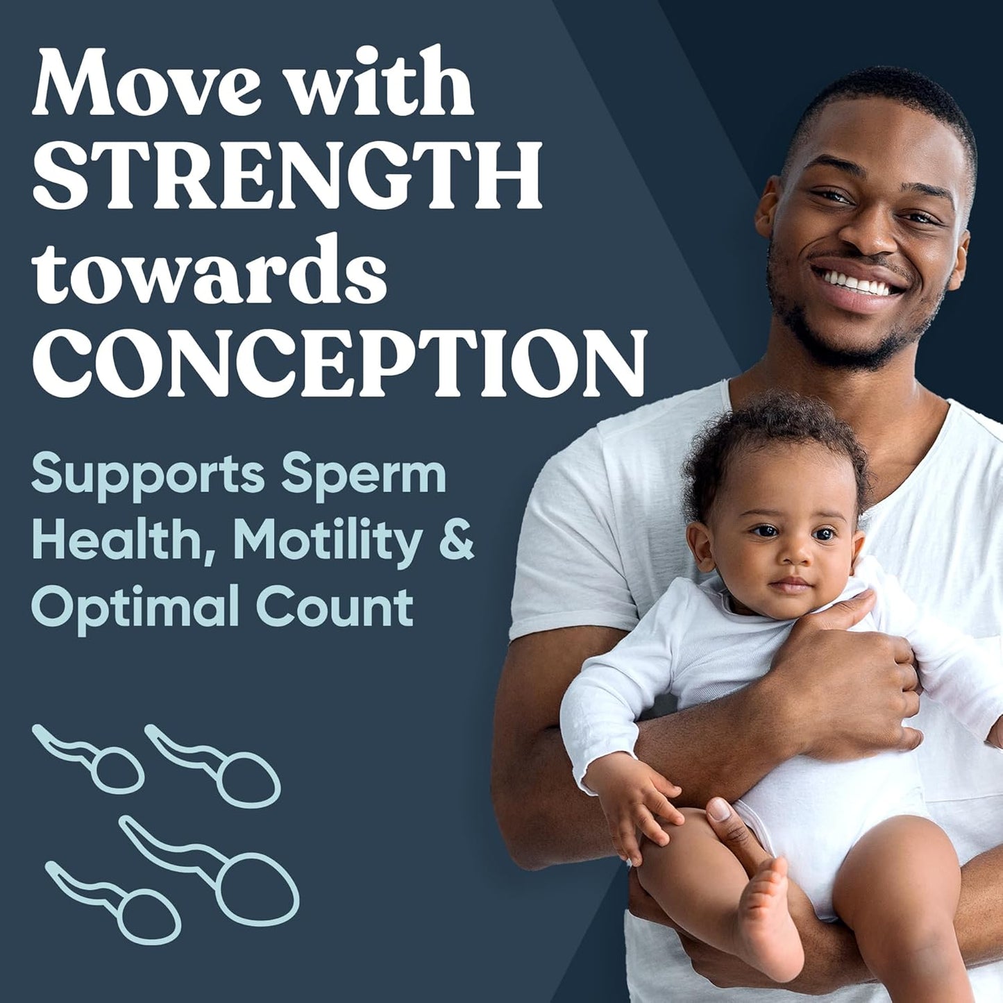 Fertility Supplements Bundle for Men and Women – Eu Natural Conception Capsules and Gummies – 60 Ct & 75 Ct