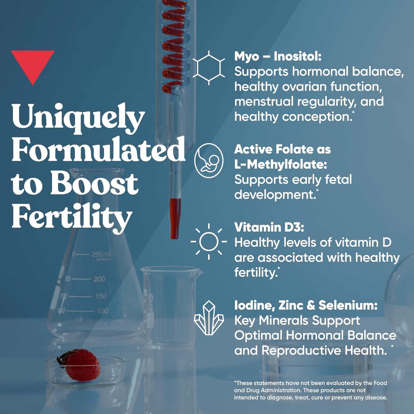 Fertility Supplements Bundle for Men and Women – Eu Natural Conception Capsules and Gummies – 60 Ct & 75 Ct