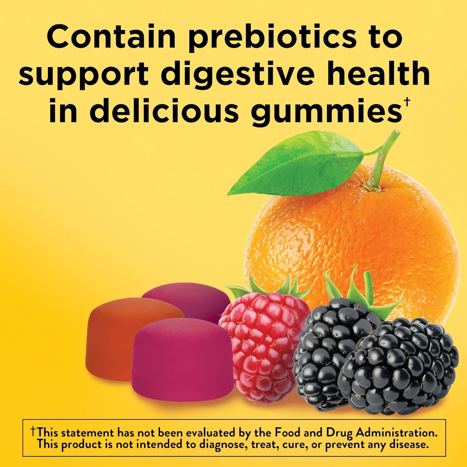 Fiber Gummies - 5g per Serving, Digestive Health Support - 90 Gummies