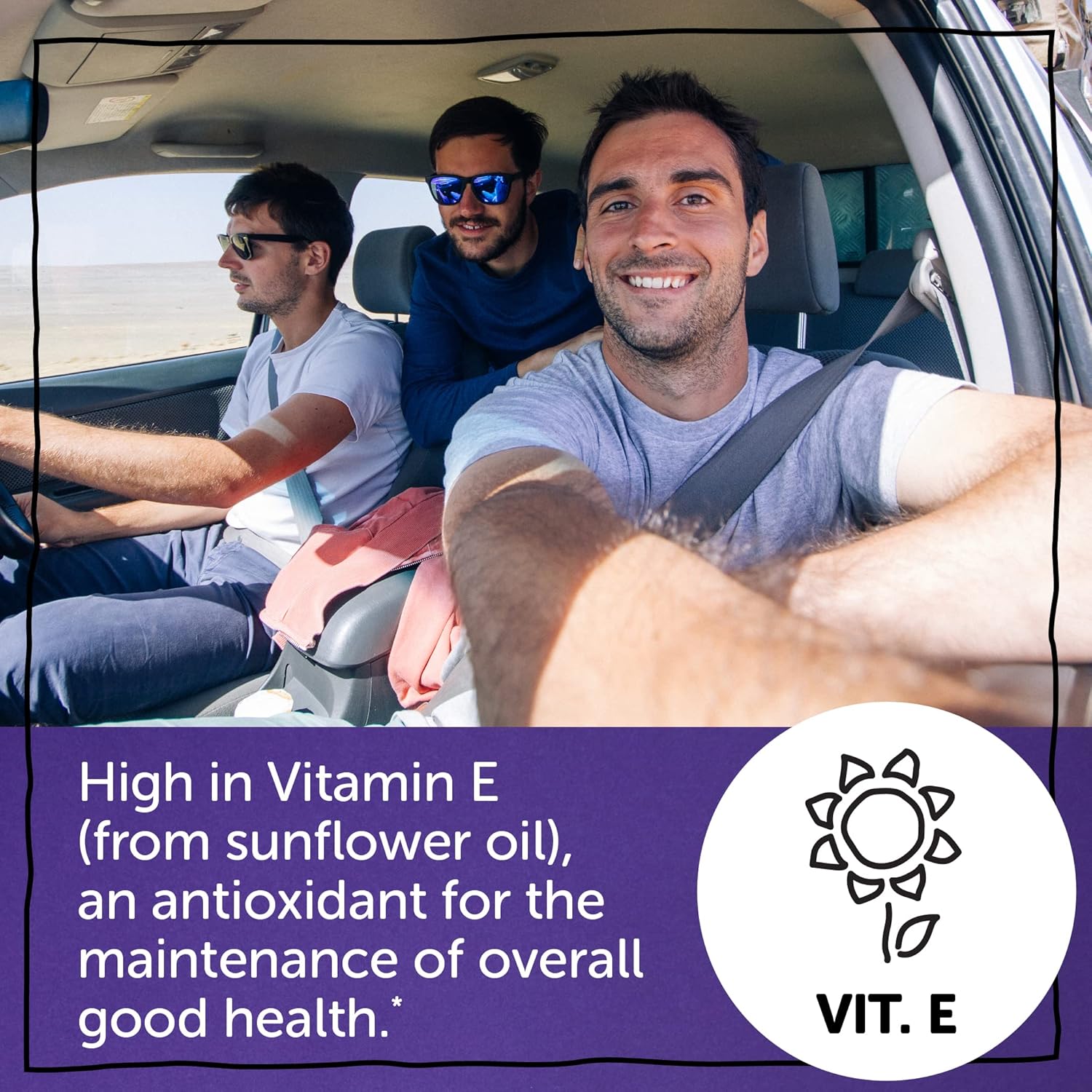 Fiber Supplement & Multivitamin Gummies for Men & Women with Vitamin D3, C, B12, B6, A, K, Zinc, Omega 3 Fish Oil, Biotin - 180 Count