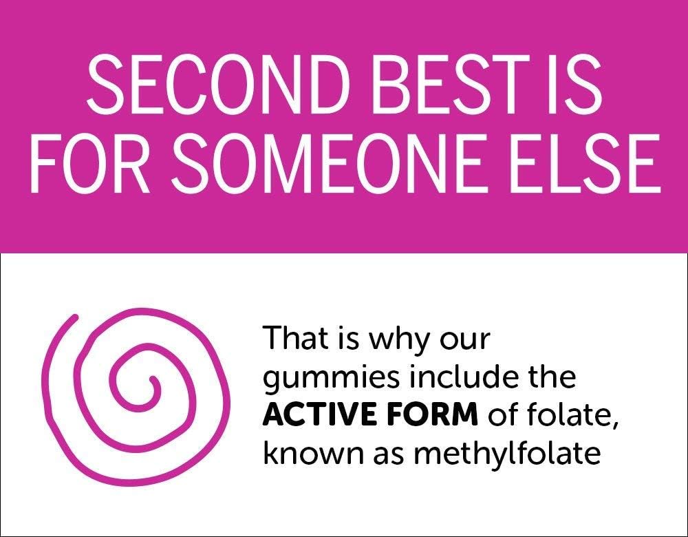 Fiber Supplement & Multivitamin Gummies for Men & Women with Vitamin D3, C, B12, B6, A, K, Zinc, Omega 3 Fish Oil, Biotin - 180 Count