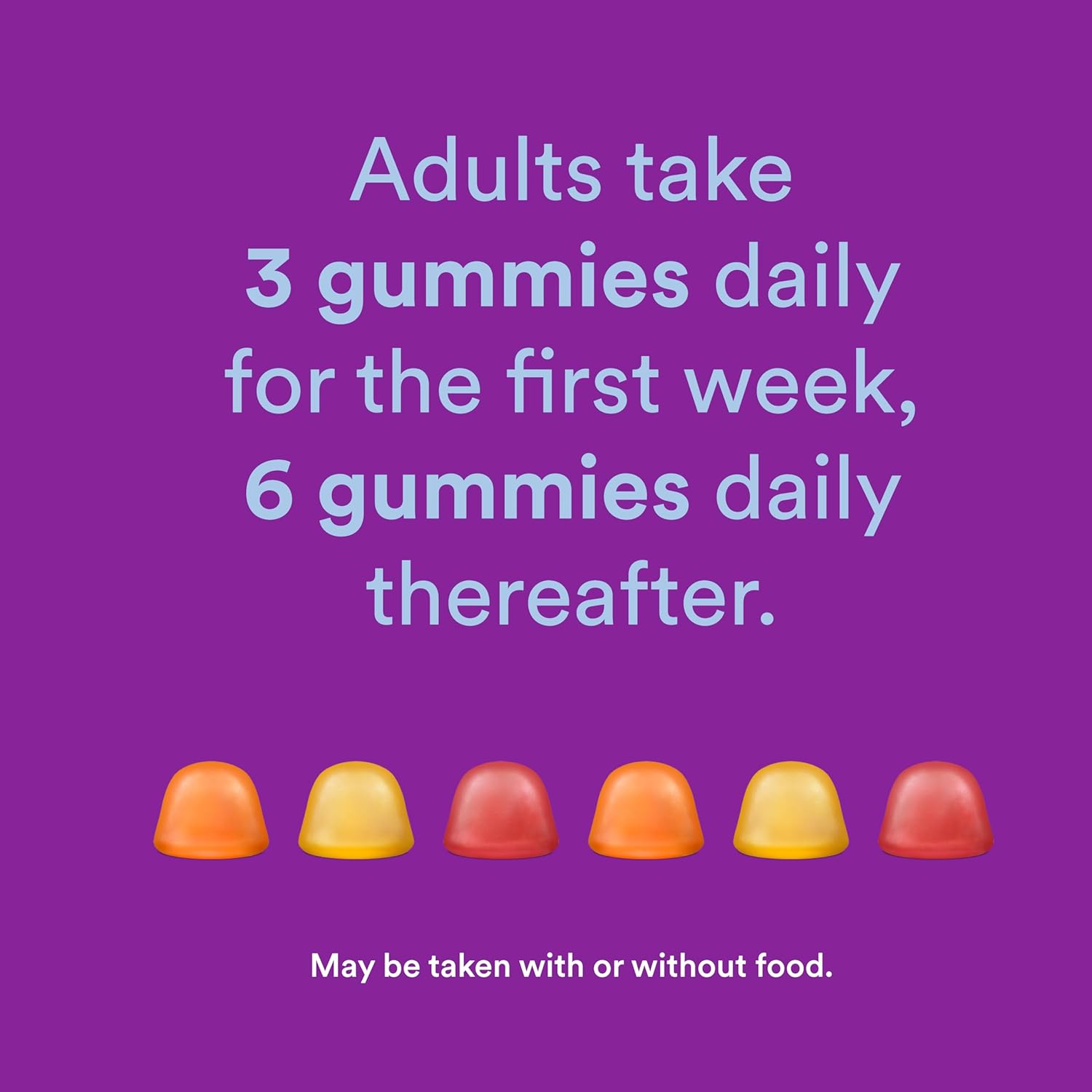 Fiber Supplement & Multivitamin Gummies for Men & Women with Vitamin D3, C, B12, B6, A, K, Zinc, Omega 3 Fish Oil, Biotin - 180 Count