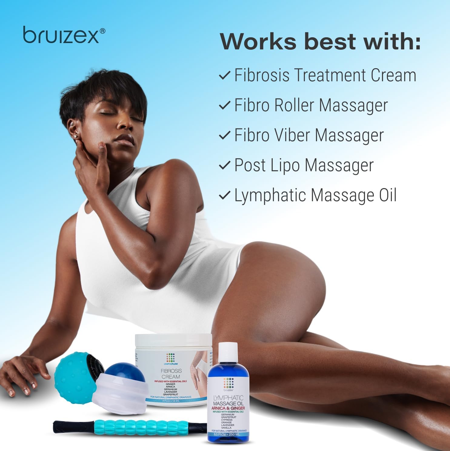 FibroBuster by Bruizex: 120,000 SPU Serrapeptase Enzymes for Fibrosis Treatment, Scar & Keloid Removal - Post Surgery Recovery Support - 60 Capsules