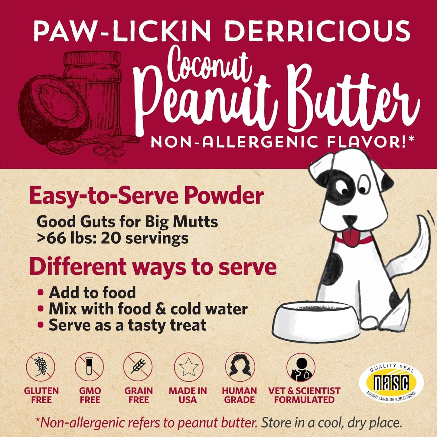 Fidobiotics Good Guts Probiotic for Dogs - 12 Billion CFUs, 11 Strains, 5 Enzymes - Digestive Gut Health for Adult & Puppy Dogs - 20 Day Supply