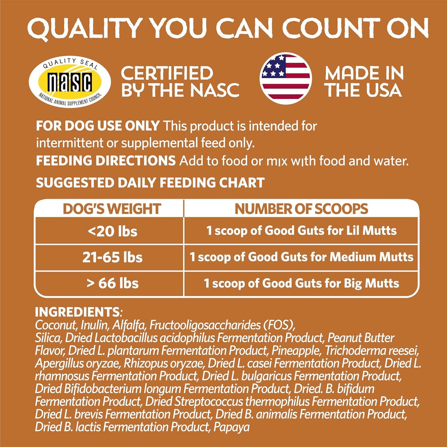 Fidobiotics Good Guts Probiotic for Dogs - 12 Billion CFUs, 11 Strains, 5 Enzymes - Digestive Gut Health for Adult & Puppy Dogs - 20 Day Supply