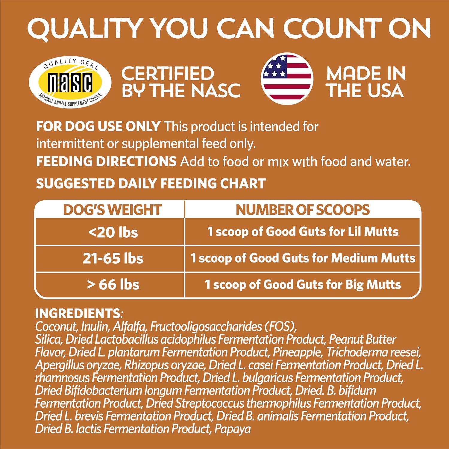 Fidobiotics Good Guts Probiotic for Dogs - 12 Billion CFUs, 11 Strains, 5 Enzymes - Digestive Gut Health for Adult & Puppy Dogs - 20 Day Supply