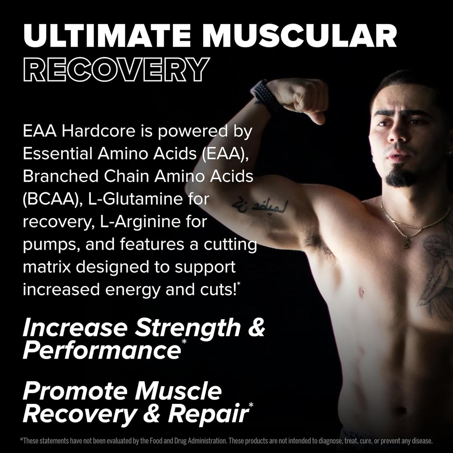 FINAFLEX EAA Hardcore, Psycho Peach - 14.2 oz - Performance Boost with BCAAs, L-Glutamine, L-Arginine - 30 Servings