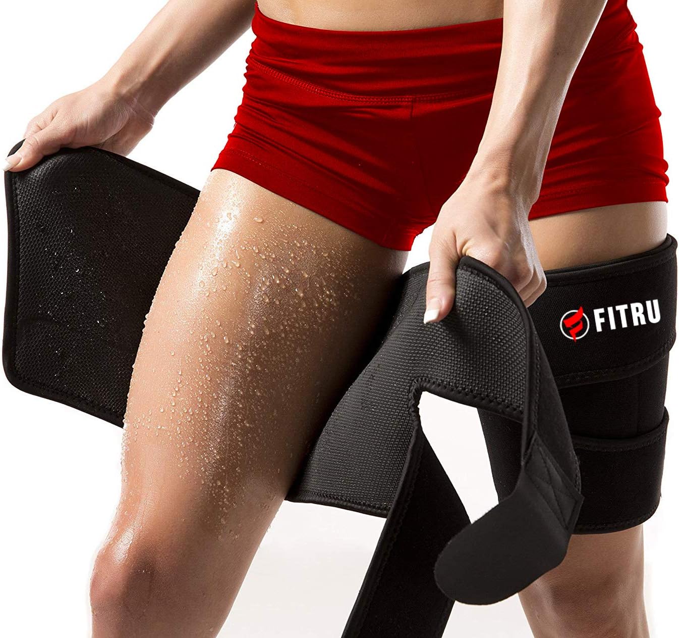 Fitru Premium Thigh Trimmers: Unisex Body Wrap Sauna Waist Trainer for Legs - Slimming and Toning Support