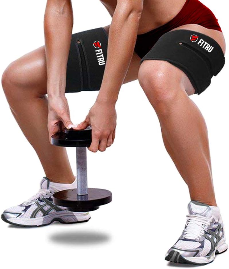 Fitru Premium Thigh Trimmers: Unisex Body Wrap Sauna Waist Trainer for Legs - Slimming and Toning Support