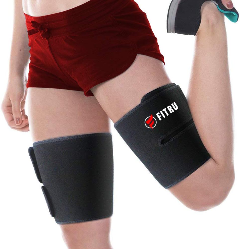 Fitru Premium Thigh Trimmers: Unisex Body Wrap Sauna Waist Trainer for Legs - Slimming and Toning Support