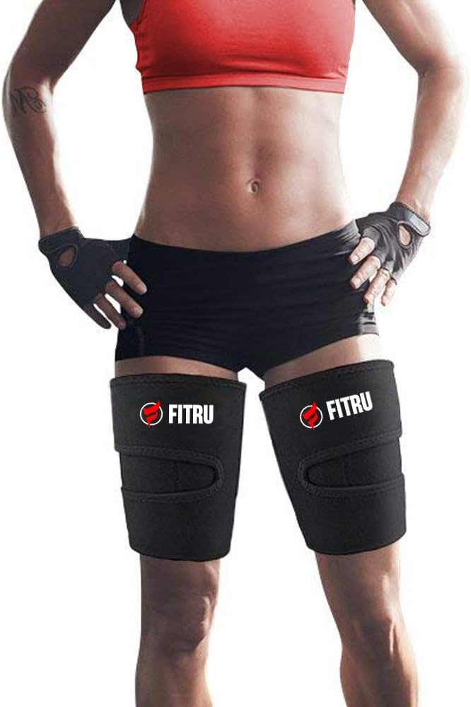 Fitru Premium Thigh Trimmers: Unisex Body Wrap Sauna Waist Trainer for Legs - Slimming and Toning Support