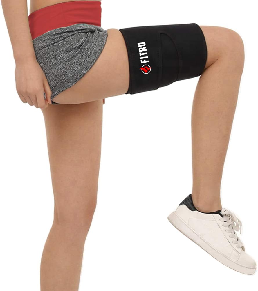 Fitru Premium Thigh Trimmers: Unisex Body Wrap Sauna Waist Trainer for Legs - Slimming and Toning Support
