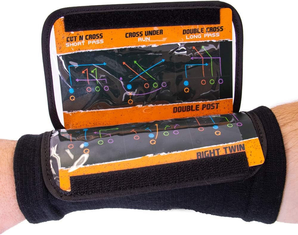 Flag Football Playmakers Set for Kids: 2 Teams, 5 Flags Each, QB Wristbands, 18 Plays, Cones, Rulebook, and Yard Marker