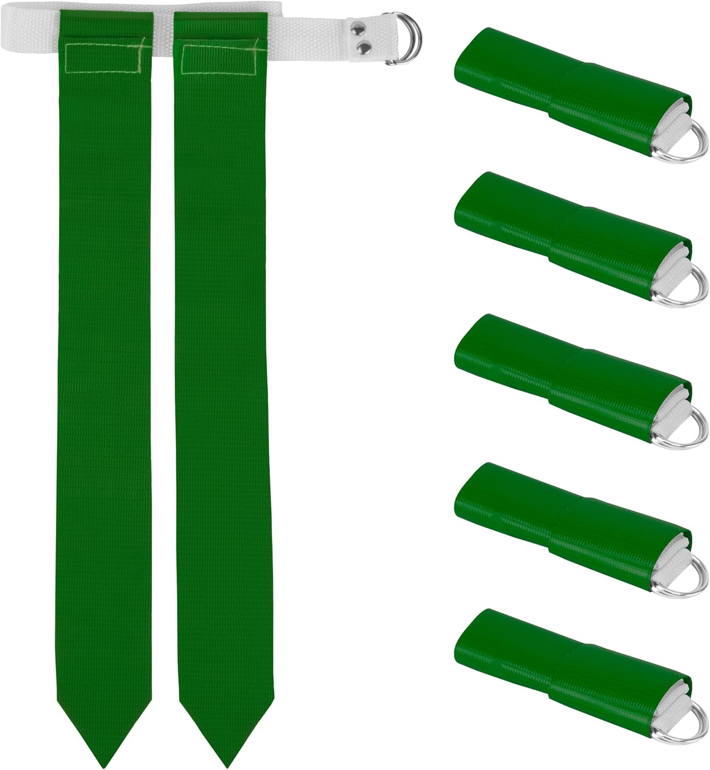 Flag Football Team Set with 6 Belts, 12 Flags, and Accessories by Crown Sporting Goods