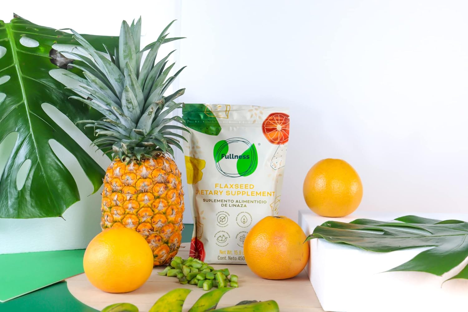 Flaxseed Supplement for a Healthy Diet - Natural Source of Omega-3s and Fiber