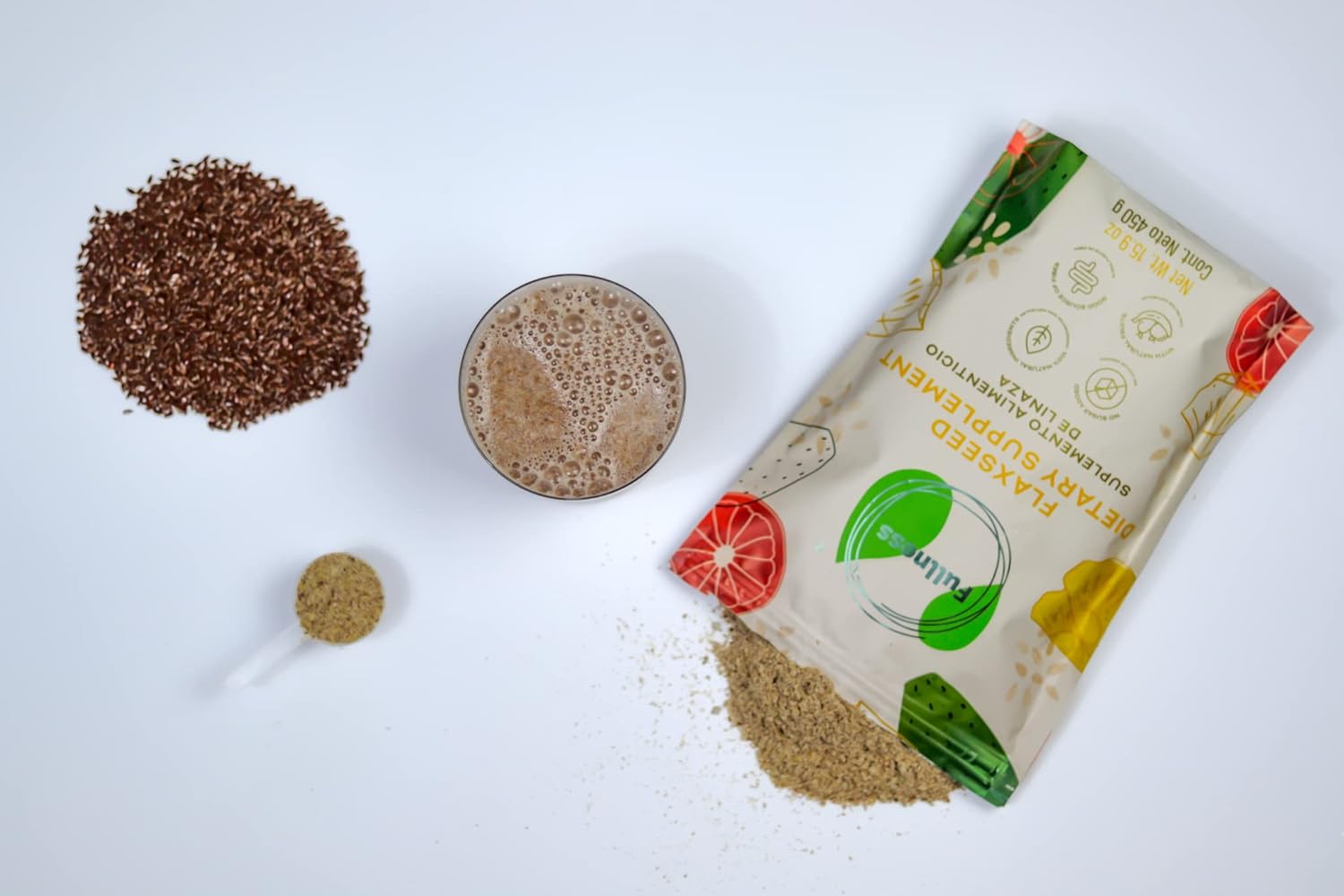 Flaxseed Supplement for a Healthy Diet - Natural Source of Omega-3s and Fiber