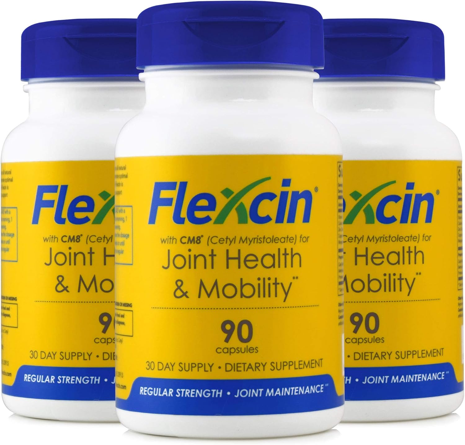 Flexcin Joint Maintenance Triple Pack - Support Healthy Joints and Mobility with 3 Units