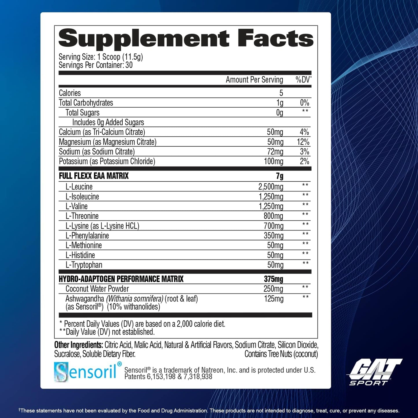 Flexx EAAs + Hydration by GAT SPORT: Fruit Punch Flavor, 30 Servings, Advanced Essential Amino Acids