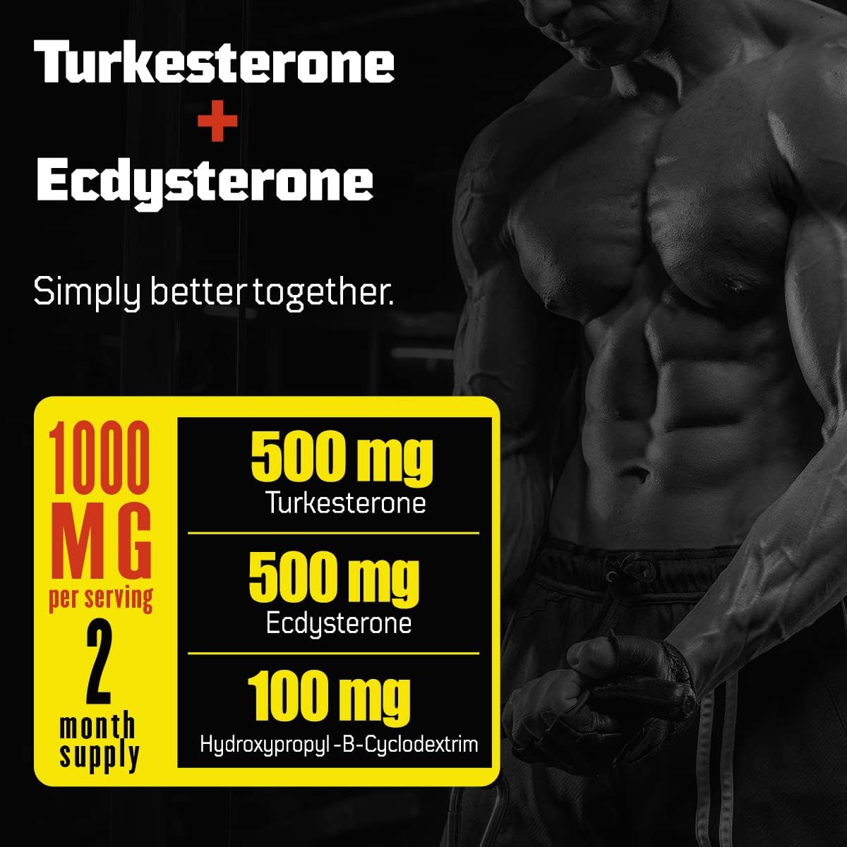 Flight Armour Turkesterone and Ecdysterone Anabolic Supplement - 2 Month Supply with ISO 17025 Certification - 1000mg - High Purity Formula
