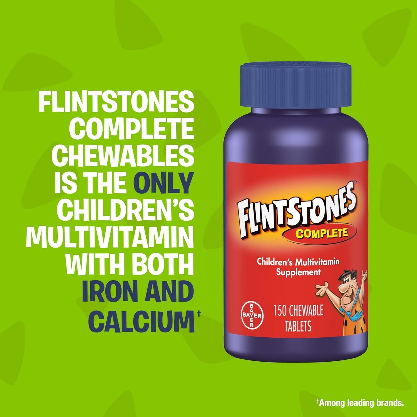 Flintstones Chewable Kids Vitamins - Complete Multivitamin with Iron, Calcium, Vitamin C, D - 150ct