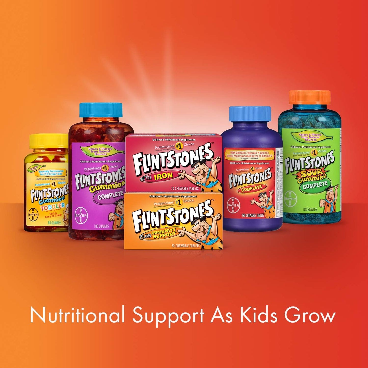 Flintstones Children's Complete Chewable Multivitamin, 60 Count - Essential Daily Nutrition for Kids