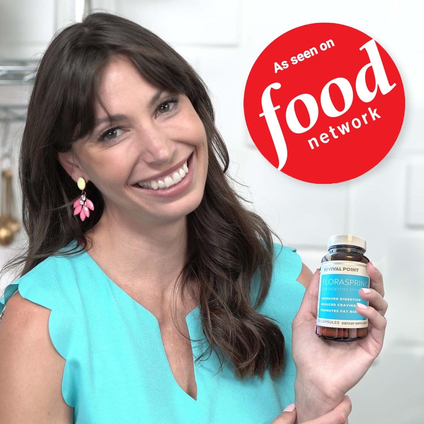 Floraspring Probiotic Supplement for Gut Health - Lactobacillus Gasseri, 14 Strains, 30 Capsules - Supports Digestive Health, Metabolism, and Bloating - Dr Formulated for Women and Men